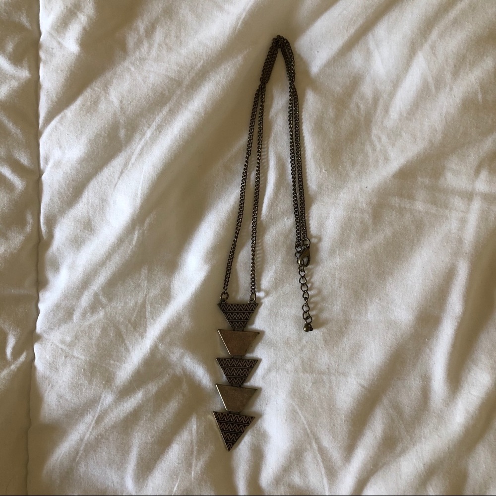 F21 Triangle Necklace